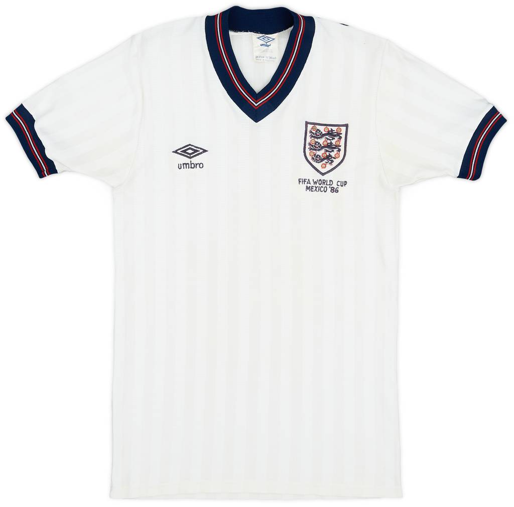 1986 England 'World Cup' Home Shirt - 9/10 - (S)