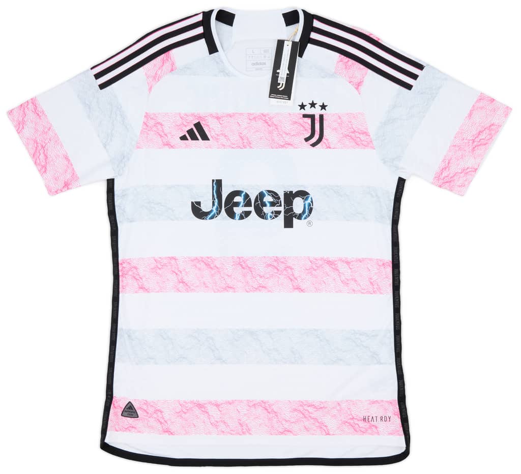 2023-24 Juventus Authentic Away Shirt Vlahovic #9