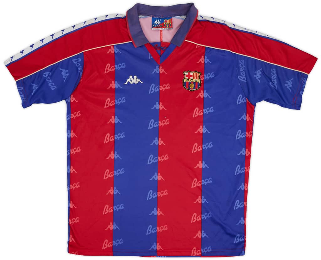 1992-95 Barcelona Home Shirt - 7/10 - (L)
