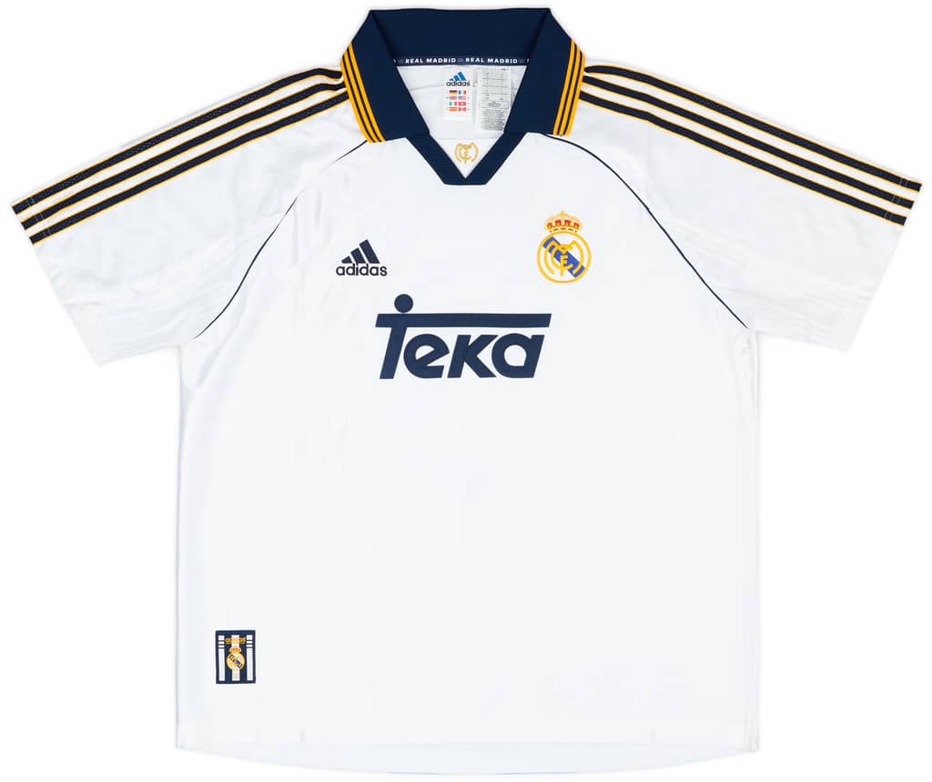 1999-00 Real Madrid adidas Reissue Home Shirt R.Carlos #3