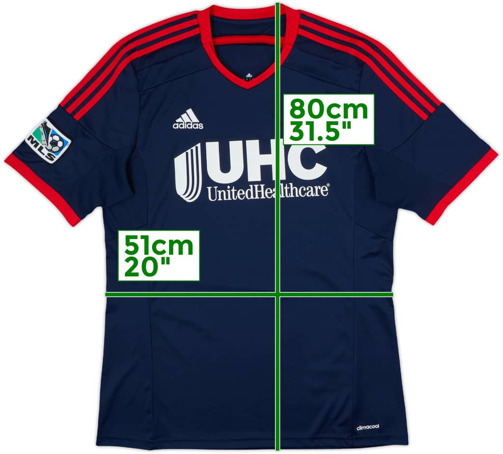 2014-15 New England Revolution Home Shirt - 8/10 - (L)