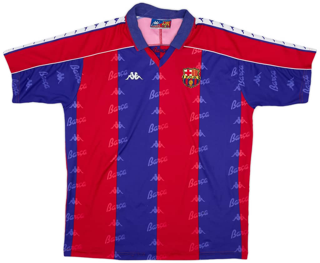 1992-95 Barcelona Home Shirt - 9/10 - (XL)
