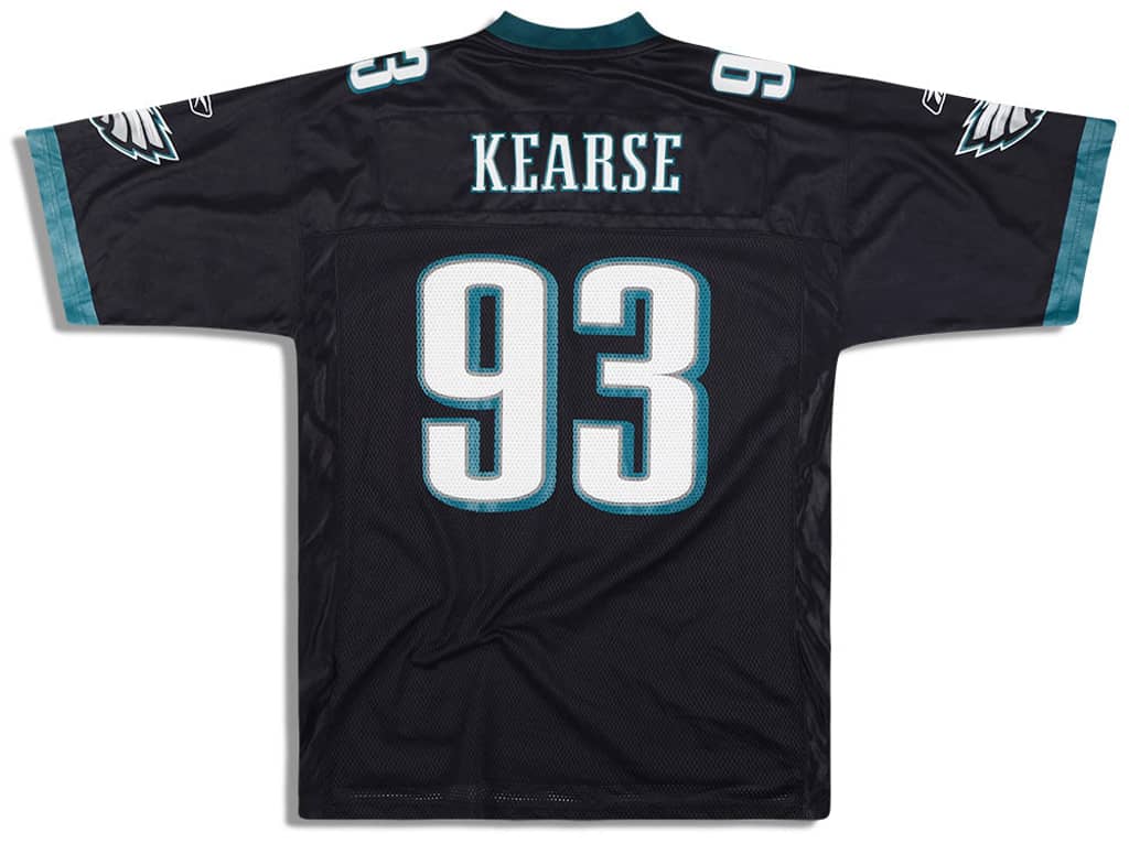 2005-06 Philadelphia Eagles Kearse #93 Reebok On Field Jersey (Alternate) Y