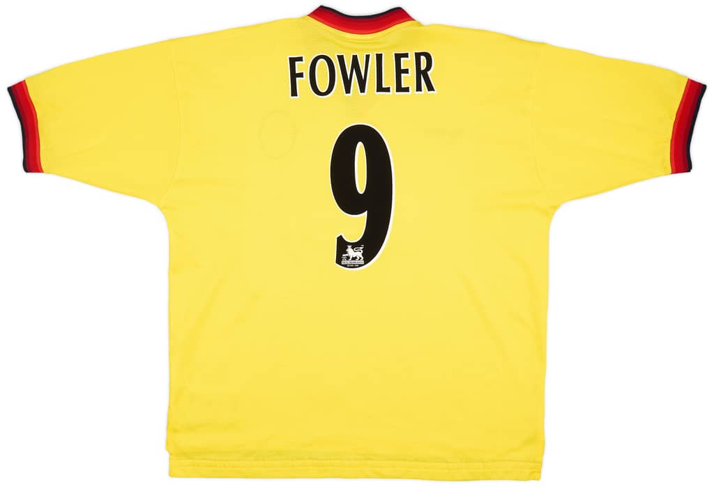 1997-99 Liverpool Away Shirt Fowler #9 - 9/10 - (XXL)