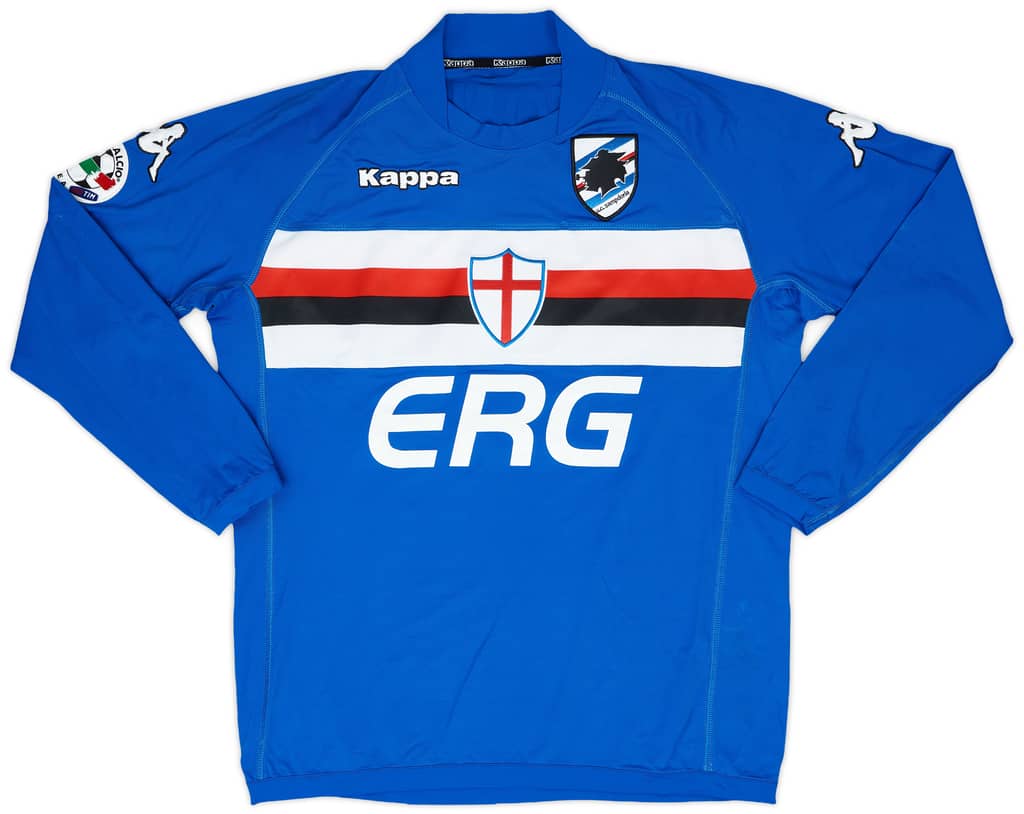 2004-05 Sampdoria Match Issue GK/Home Shirt Antonioli #21