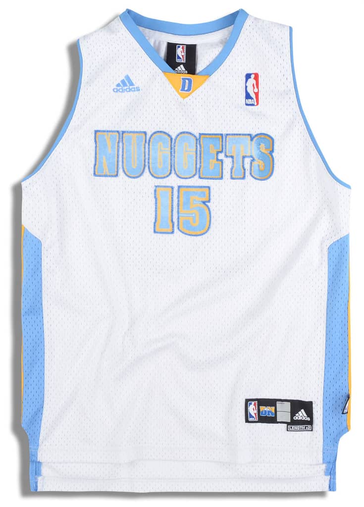 2006-10 Denver Nuggets Anthony #15 adidas Swingman Jersey (Home) Y