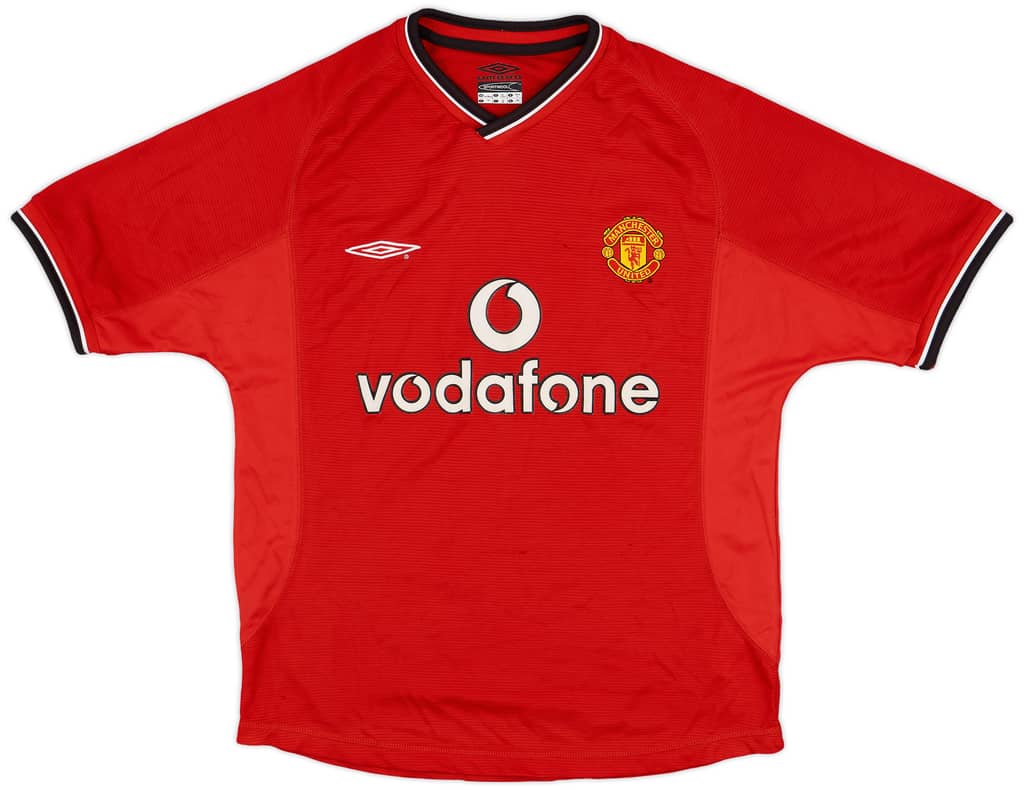 2000-02 Manchester United Home Shirt - 5/10 - (Y)