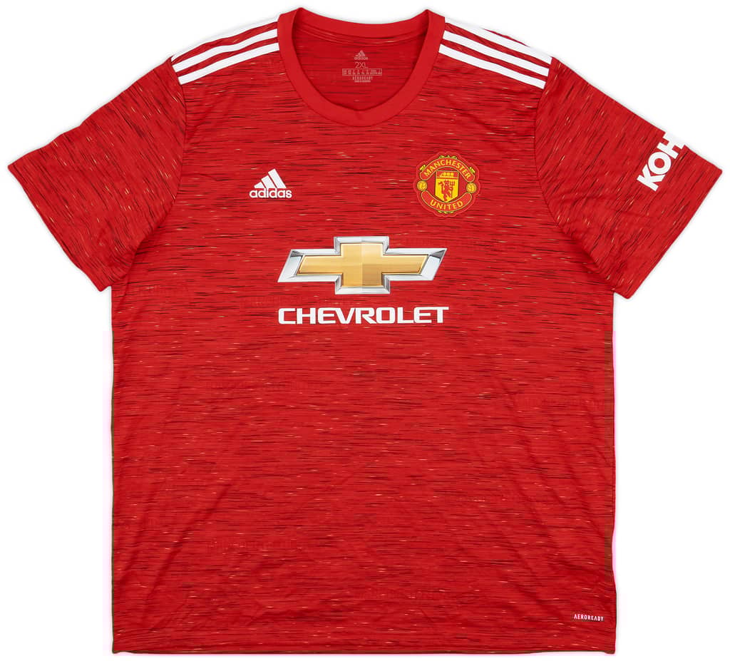 2020-21 Manchester United Home Shirt Shaw #23 - 9/10 - (XXL)