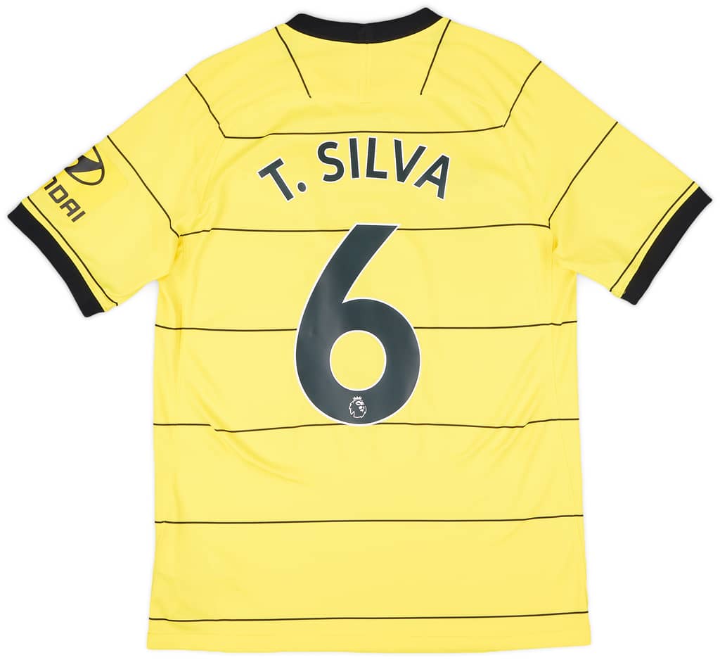2021-22 Chelsea Away Shirt T.Silva #6 - 10/10 - (M)