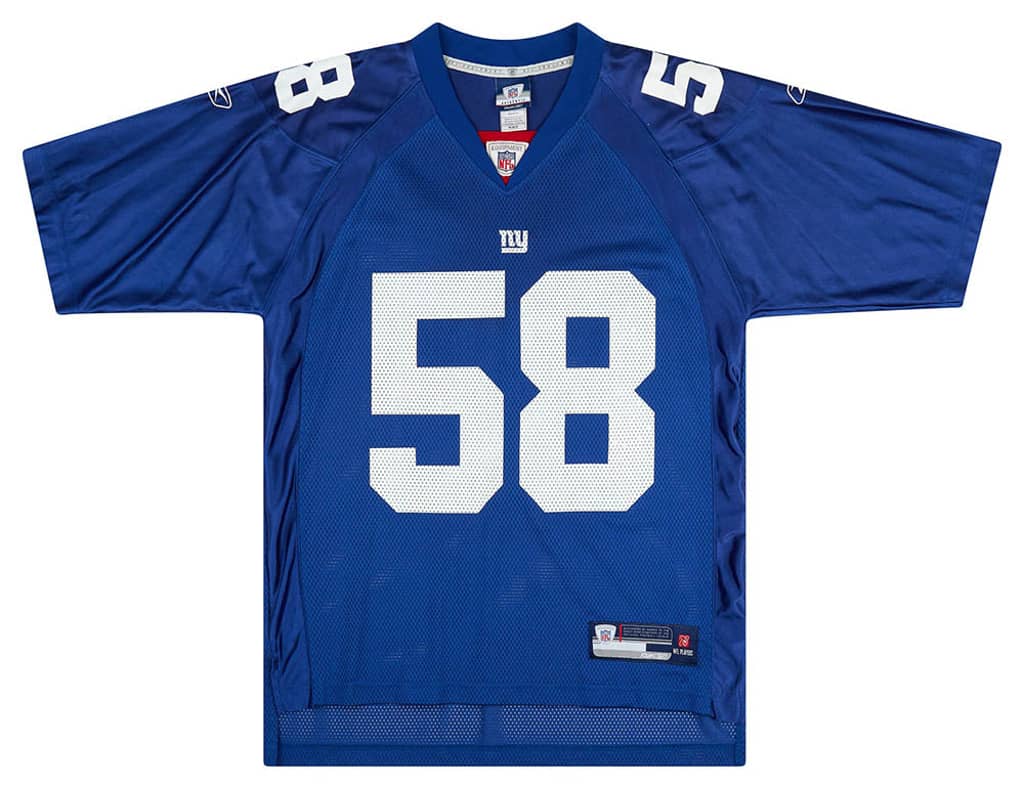 2007 New York Giants Pierce #58 Reebok On Field Jersey (Home) M