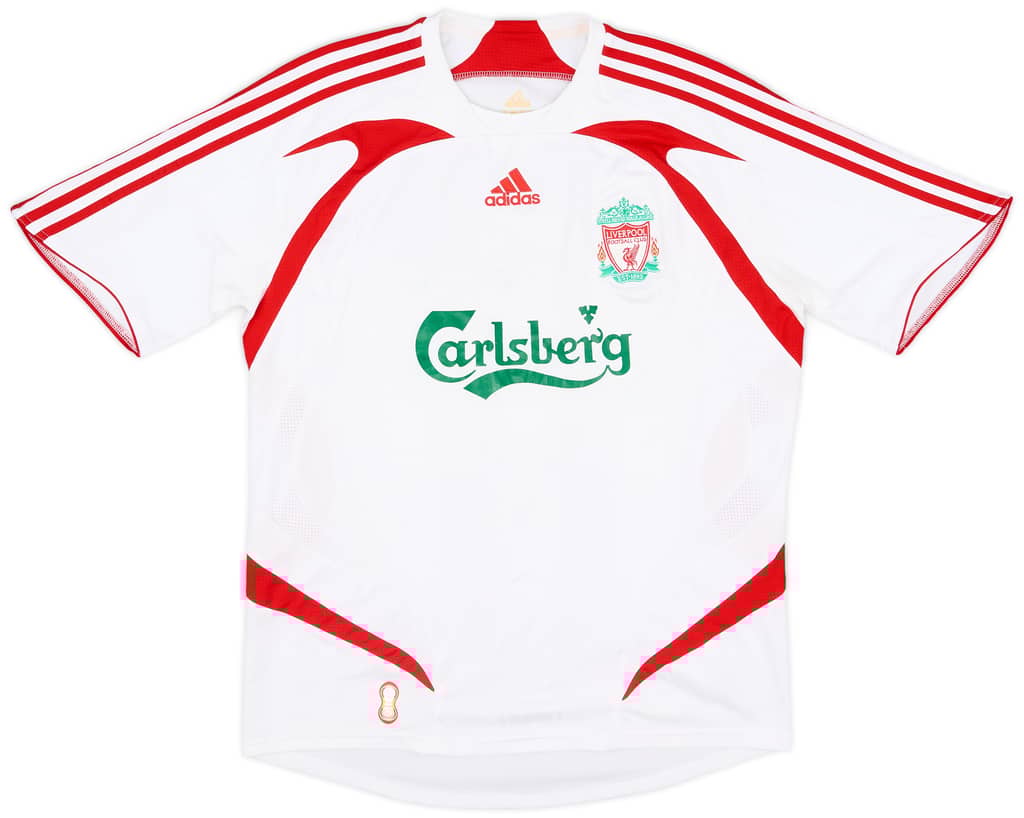 2007-08 Liverpool Away Shirt Gerrard #8 - 6/10 - (M)