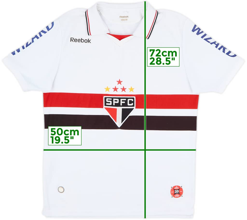2012 Sao Paulo Home Shirt - 9/10 - (M)