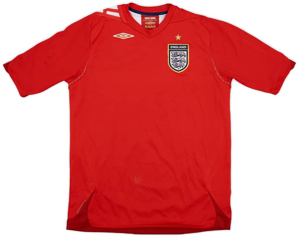 2006-08 England Away Shirt - 8/10 - (XL.Boys)