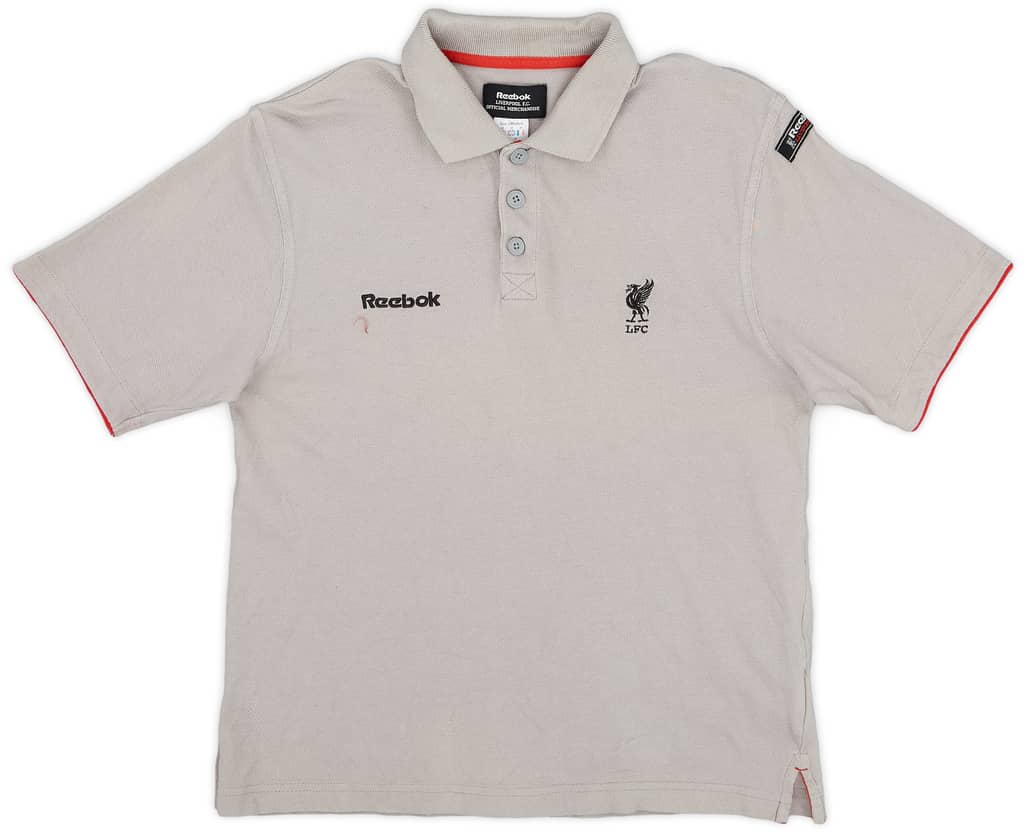 2000-01 Liverpool Reebok Polo Shirt - 6/10 - (M.Boys)