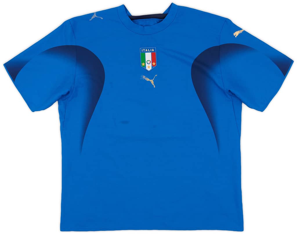 2006 Italy Home Shirt - 4/10 - (XL)