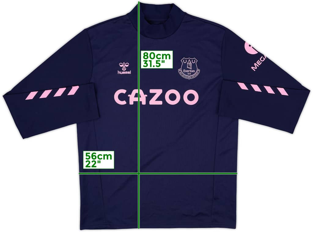 2020-21 Everton Hummel Drill Top - 9/10 - (XL)