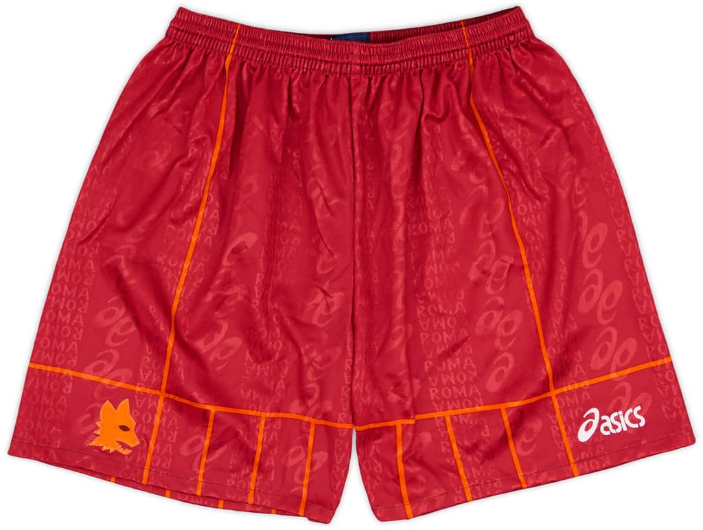 1996-97 Roma Home Shorts - 8/10 - (XL)