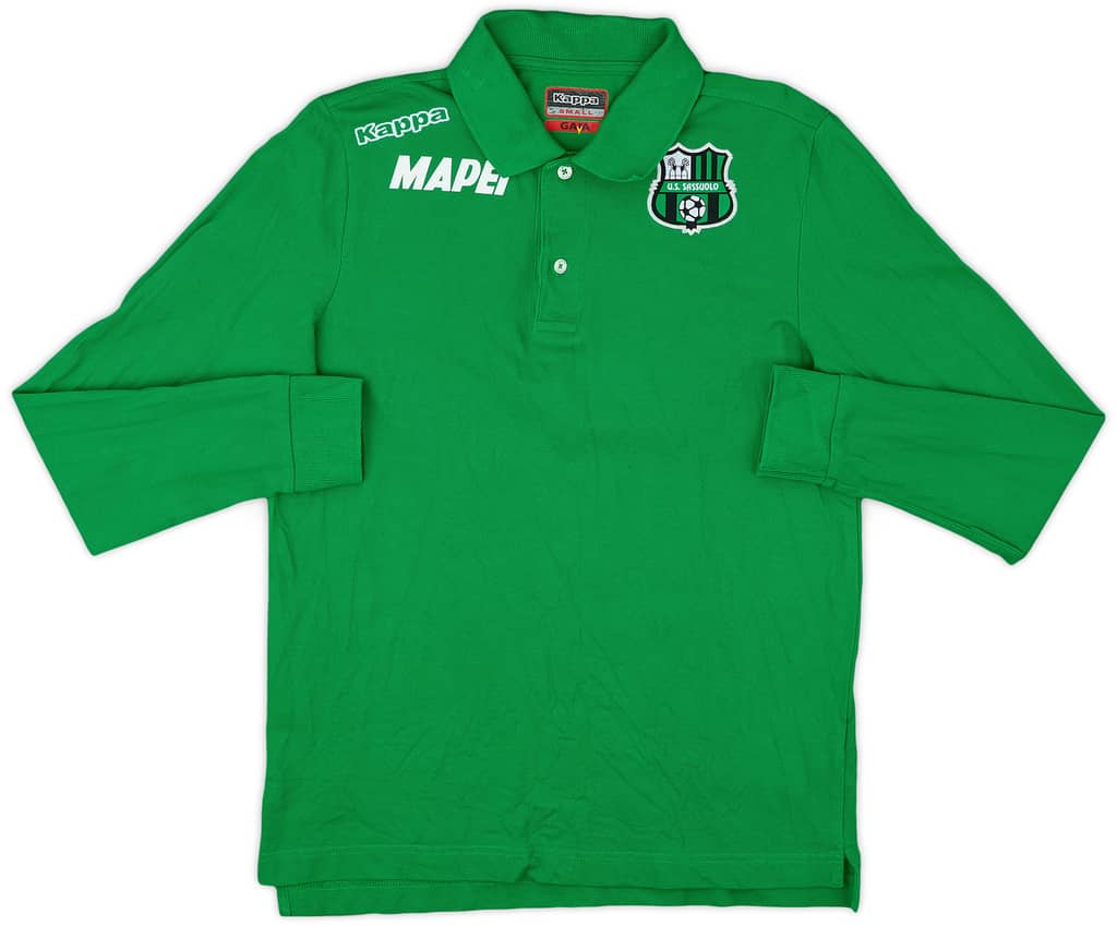 2017-18 Sassuolo Kappa Polo L/S Shirt - 8/10 - (S)