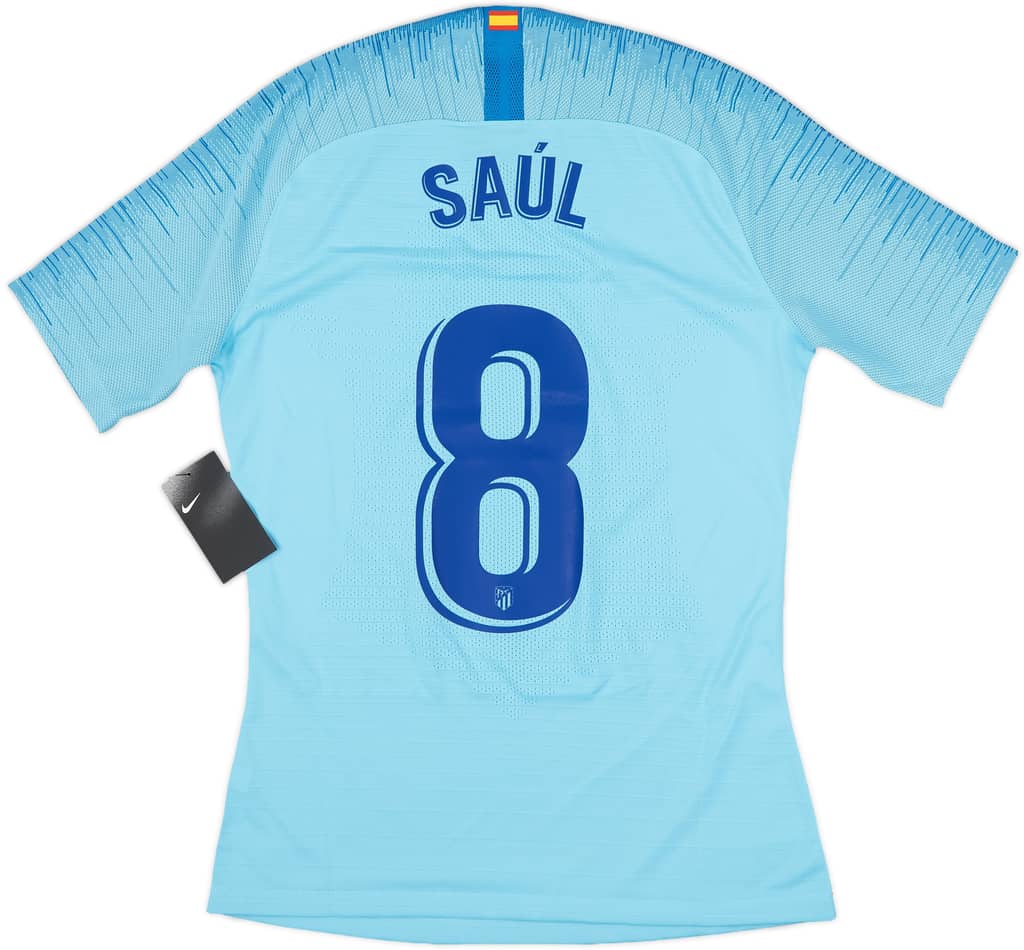 2018-19 Atletico Madrid Player Issue Away Shirt Saul #8 (M)