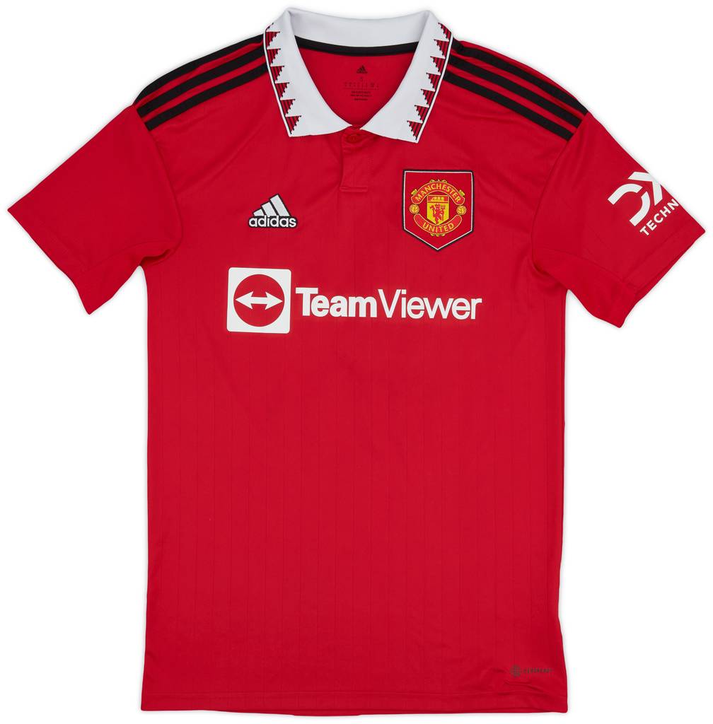 2022-23 Manchester United Home Shirt Sancho #25 - 9/10 - (S)