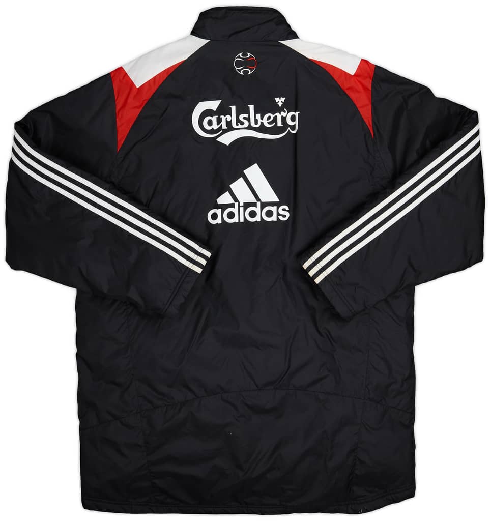 2007-08 Liverpool adidas Padded Bench Coat - 8/10 - (XL)