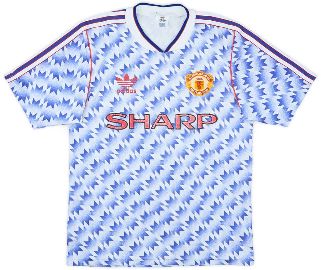 1990-92 Manchester United Away Shirt - 7/10 - (S)