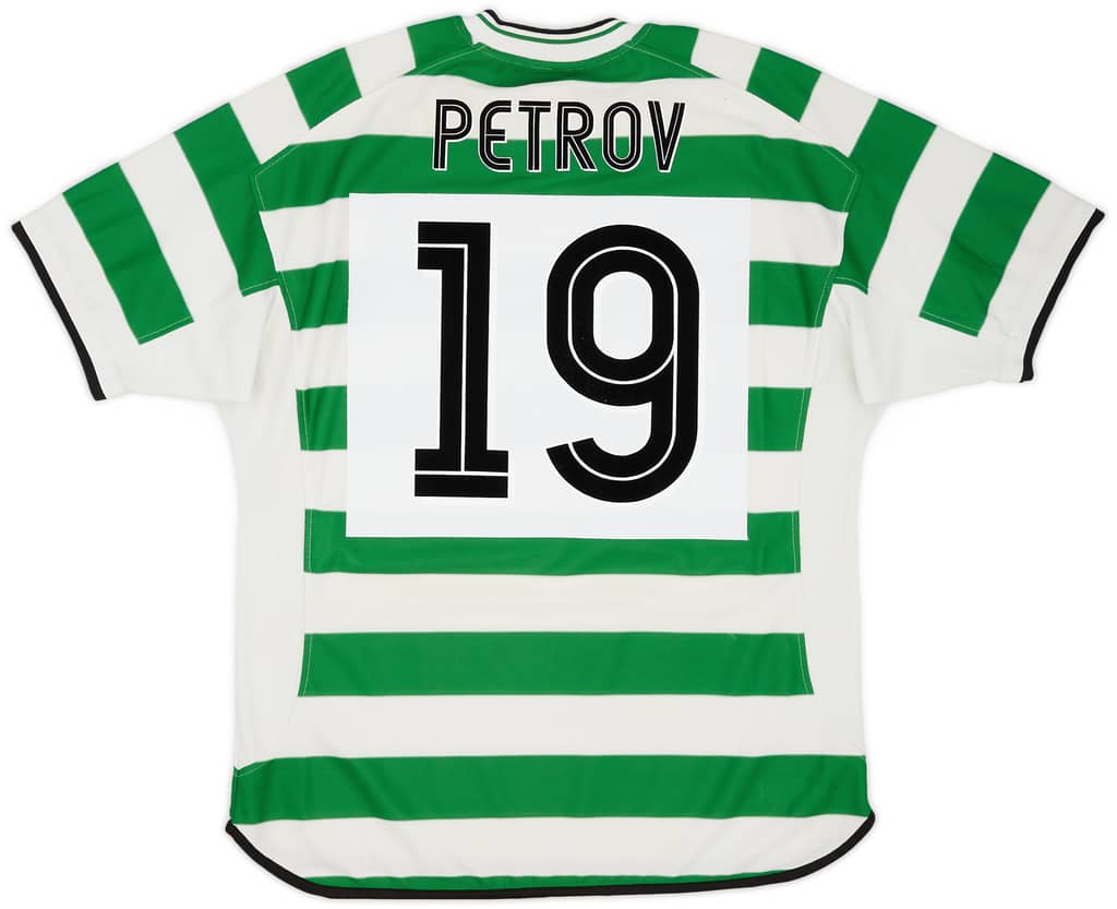 2001-03 Celtic Home Shirt Petrov #19 - 7/10 - (XL)
