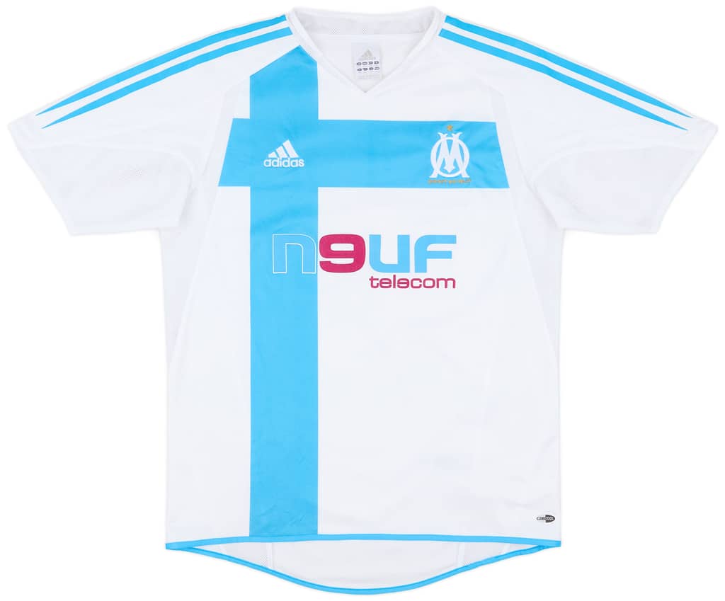 2004-05 Olympique Marseille Home Shirt - 8/10 - (XL.Boys)