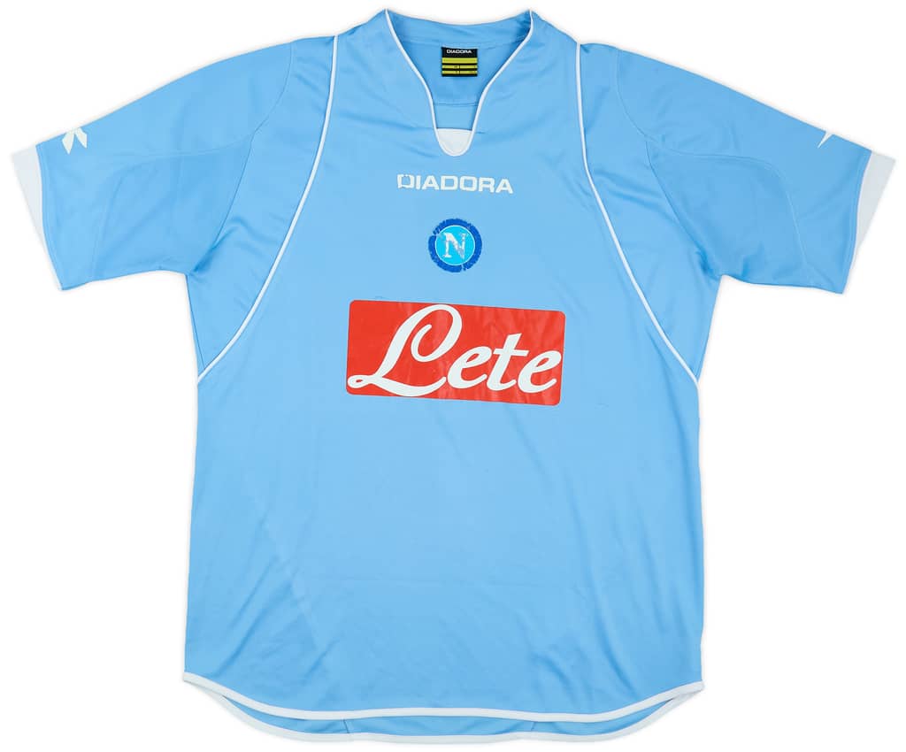 2007-08 Napoli Home Shirt - 4/10 - (XL)