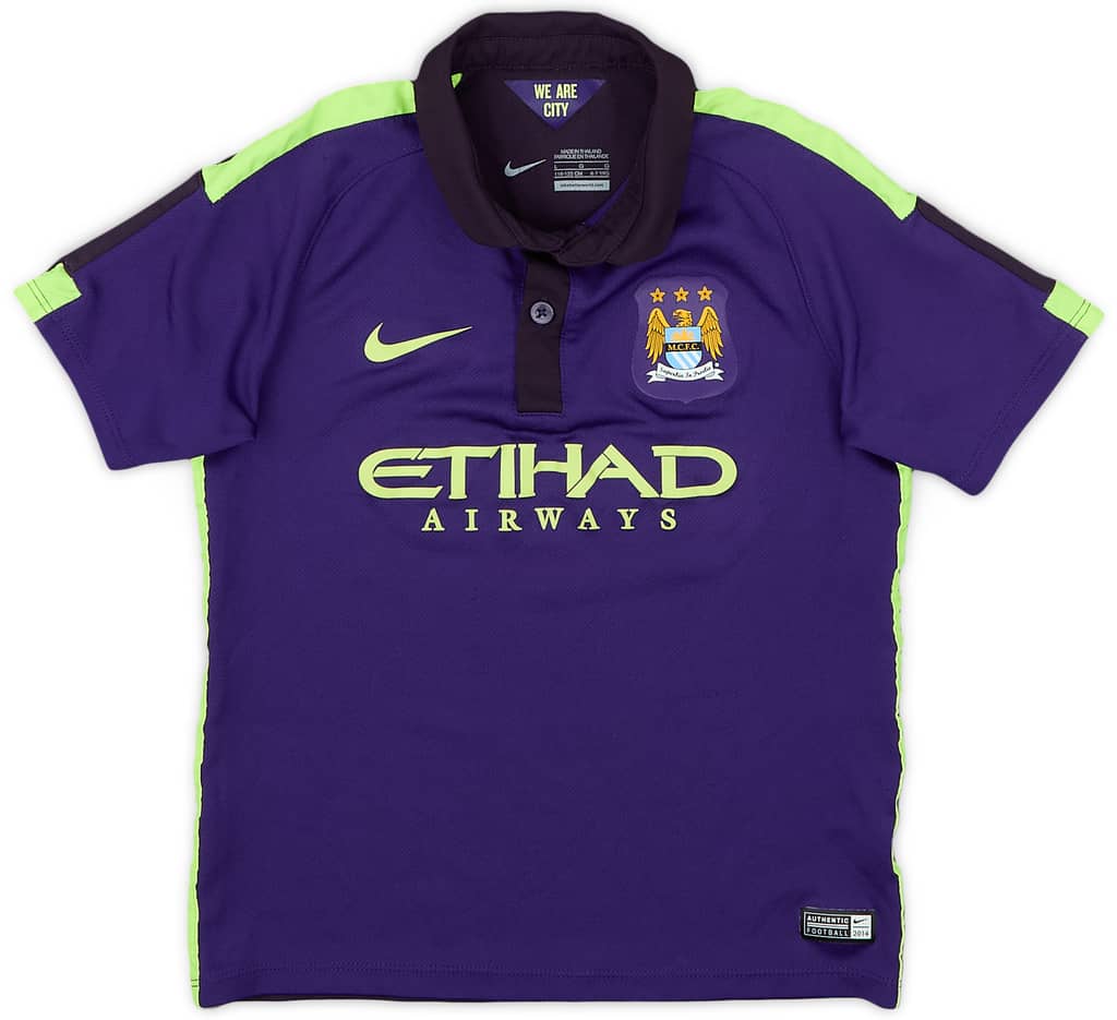 2014-15 Manchester City Third Shirt - 9/10 - (6-7 Years)