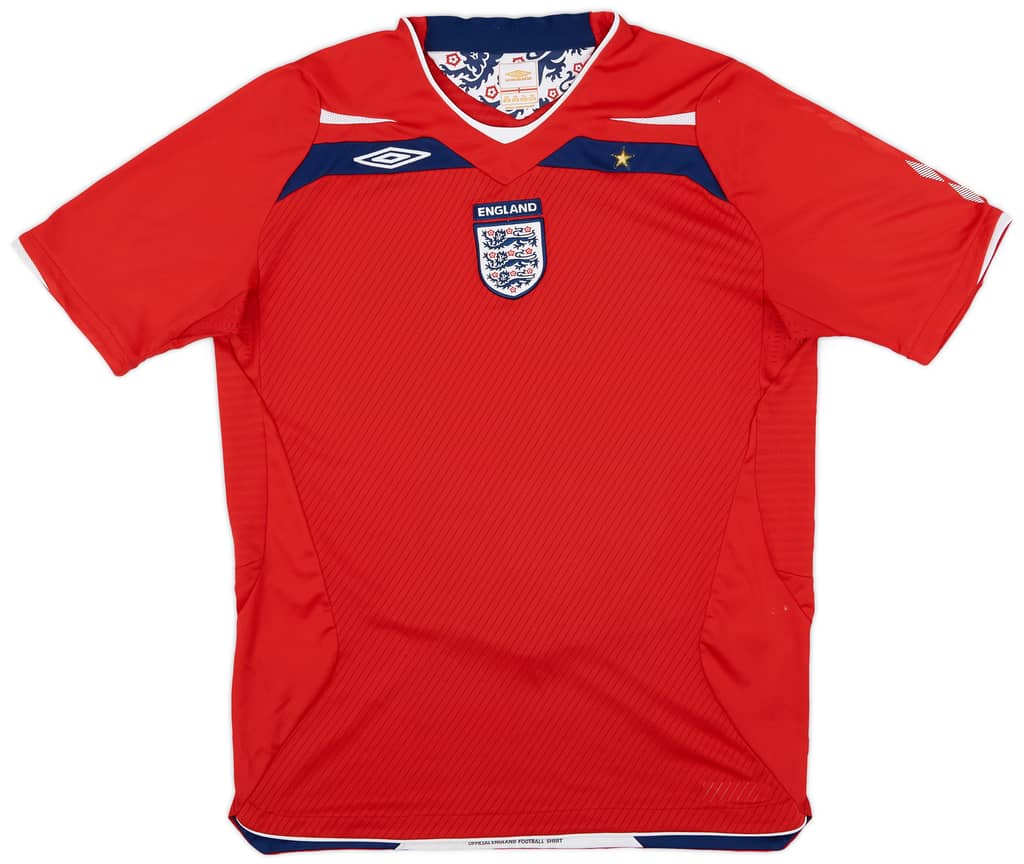 2008-10 England Away Shirt - 7/10 - (XL.Boys)