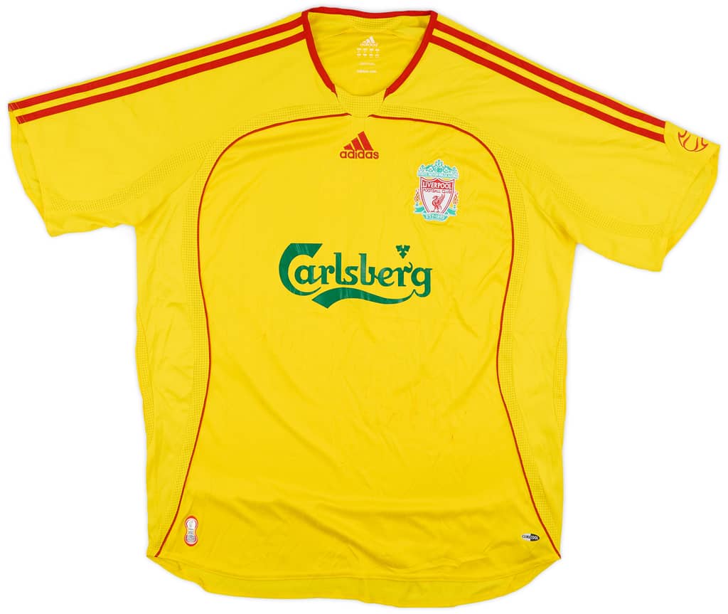 2006-07 Liverpool Away Shirt Gerrard #8 - 5/10 - (XL)