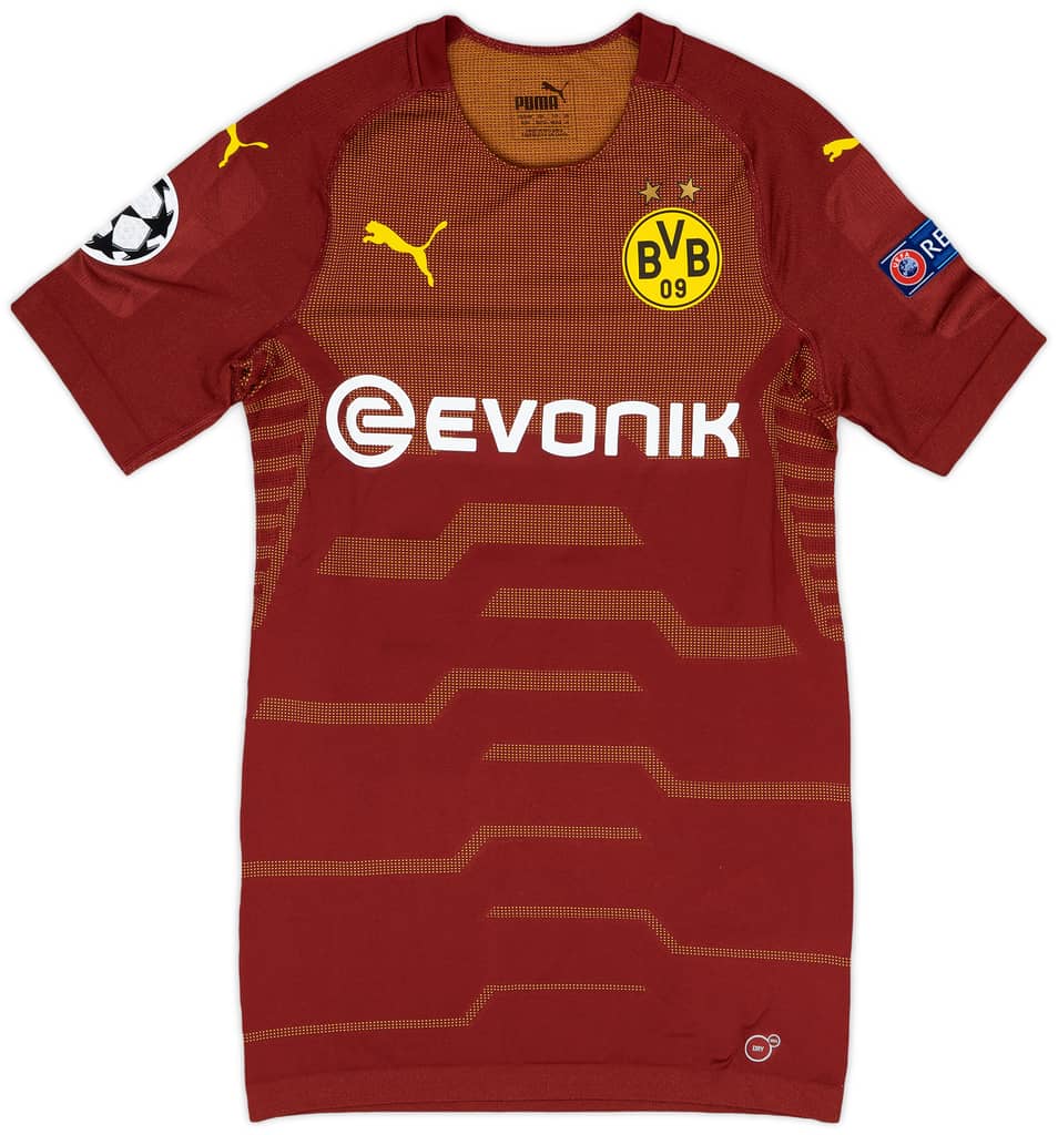2018-19 Borussia Dortmund Player Issue Champions League Third Shirt Dahoud #19