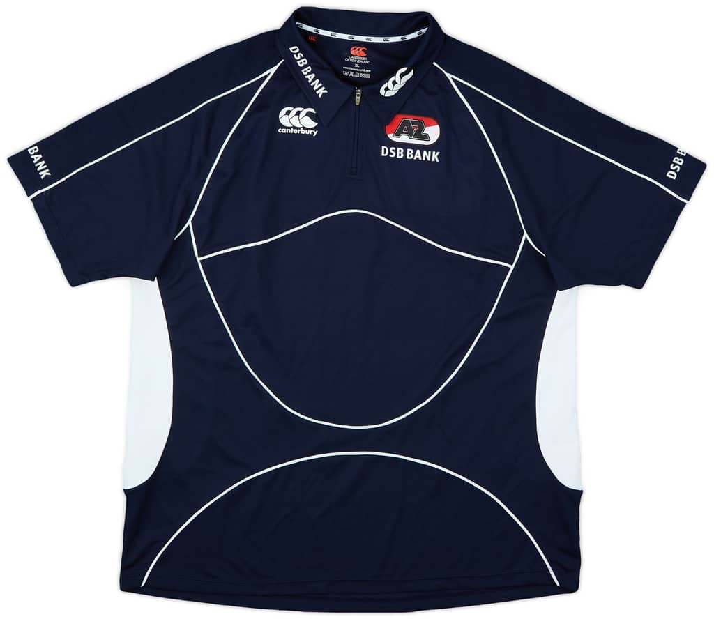 2008-09 AZ Alkmaar Canterbury 1/4 Zip Polo Shirt - 7/10 - (XL)