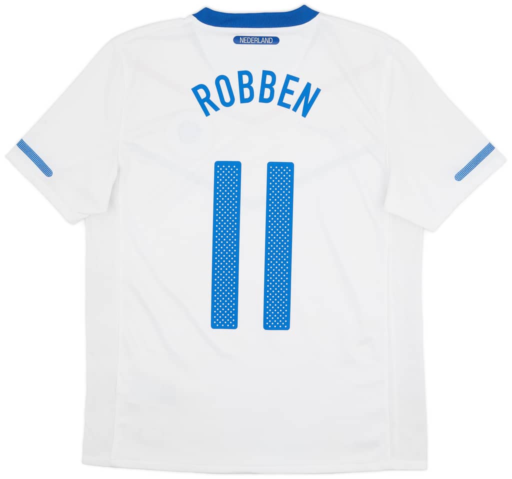 2010-11 Netherlands Away Shirt Robben #11 - 6/10 - (M)