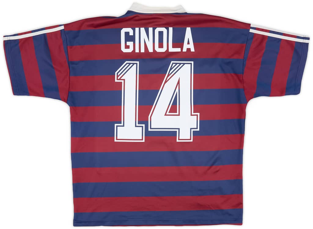 1995-96 Newcastle Away Shirt Ginola #14 - 6/10 - (L)