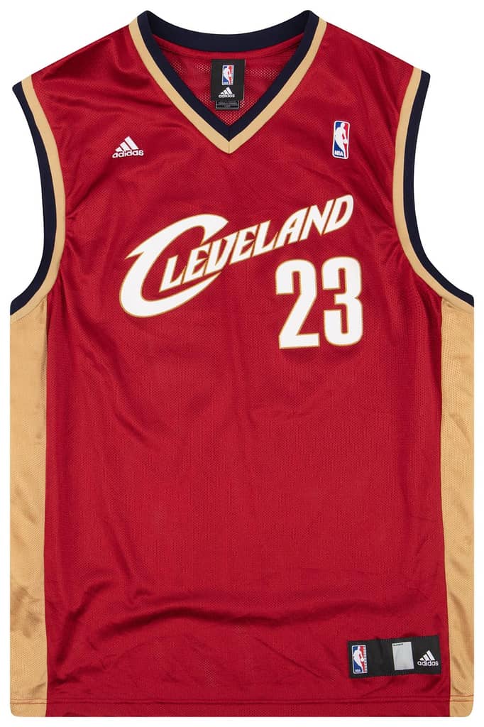2006-10 Cleveland Cavaliers James #23 adidas Jersey (Away) M