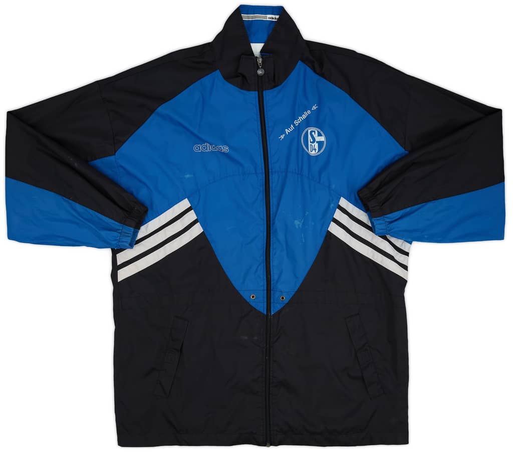 1996-97 Schalke adidas Rain Jacket - 5/10 - (L/XL)
