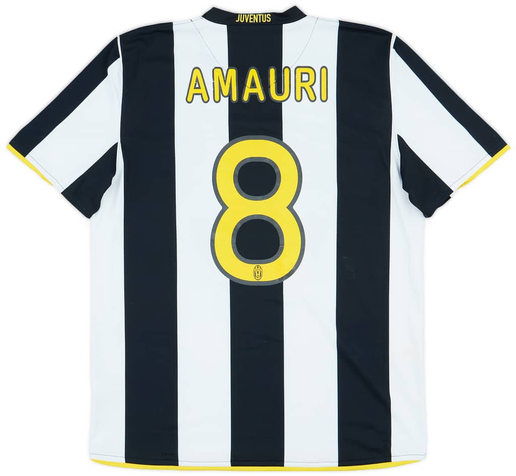 2008-09 Juventus Home Shirt Amauri #8 - 4/10 - (L)