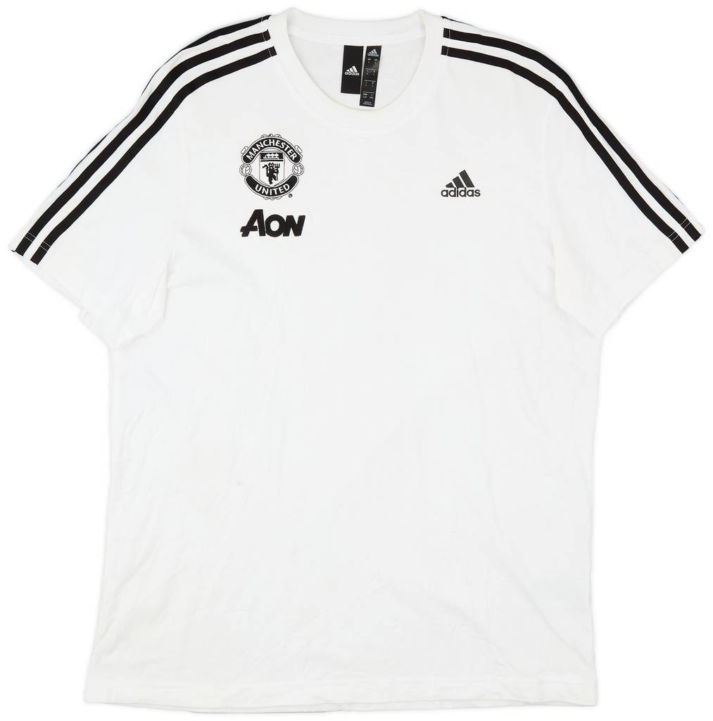 2018-19 Manchester United adidas Cotton Tee - 7/10 - (L)