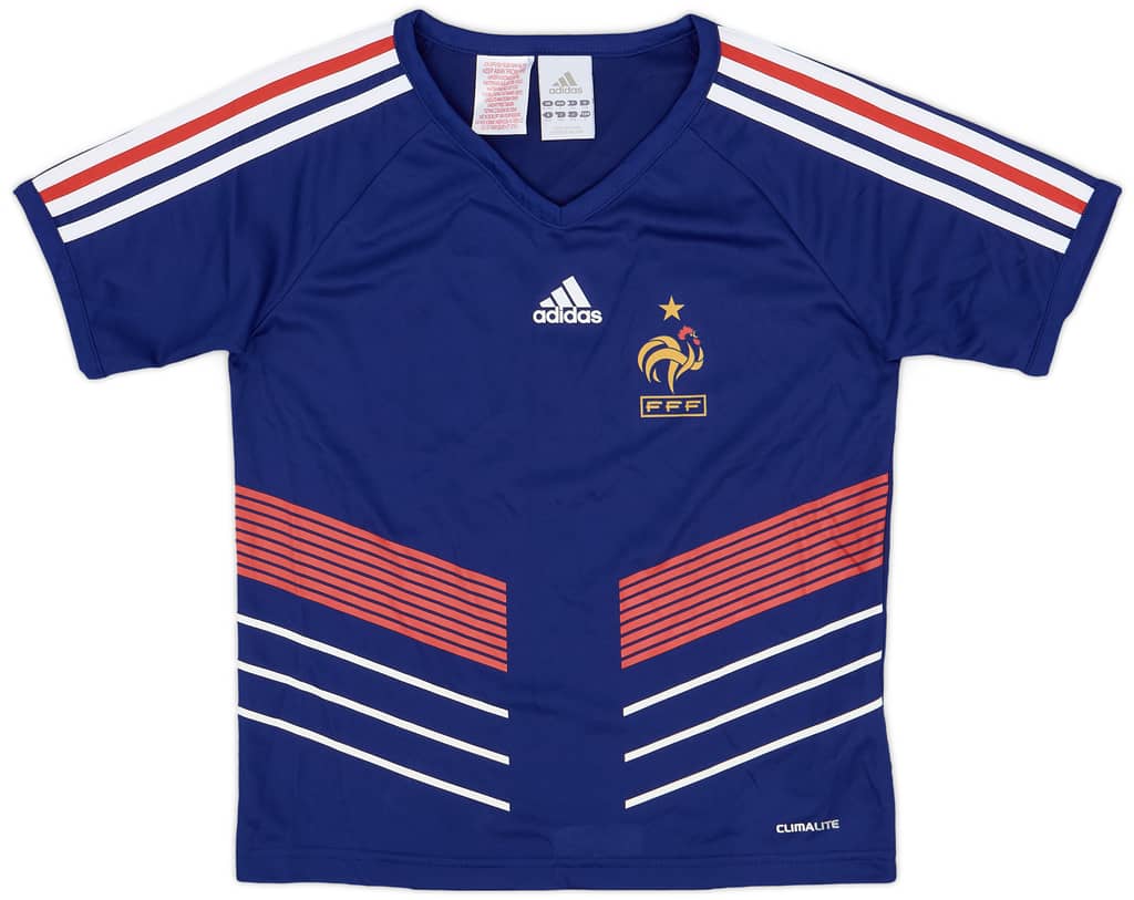 2009-10 France Basic Home Shirt - 9/10 - (M.Boys)