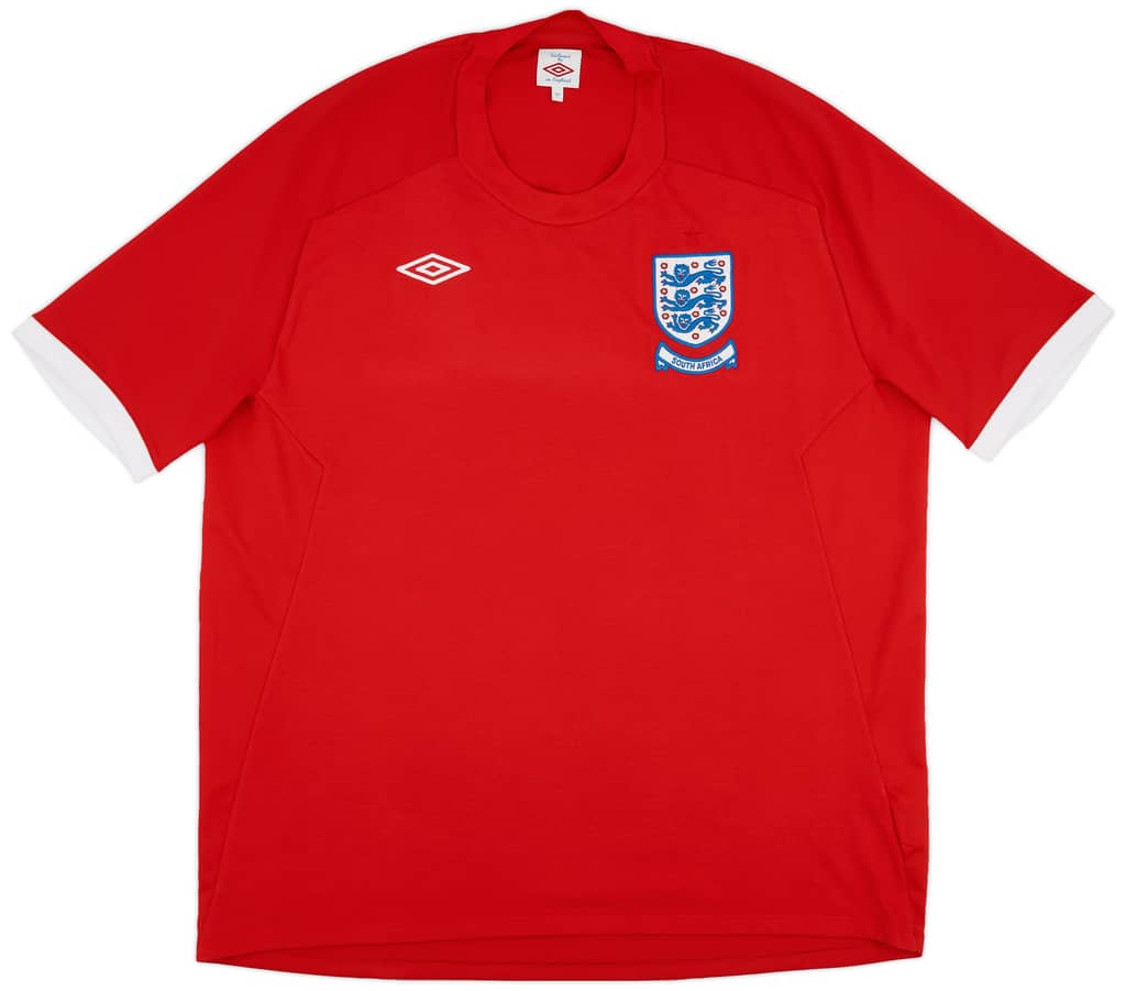 2010-11 England 'South Africa' Away Shirt - 9/10 - (3XL)