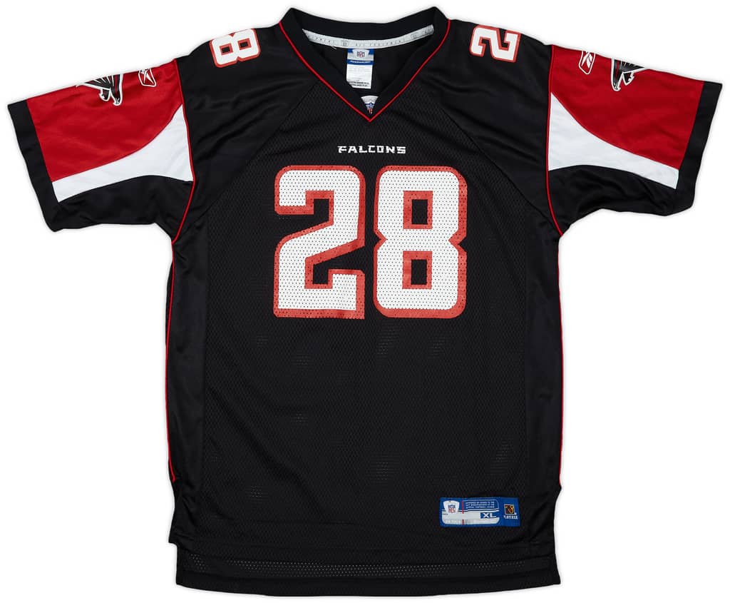 2005-06 Atlanta Falcons Dunn #28 Reebok On Field Alternate Jersey - 9/10 - (XL.Boys)