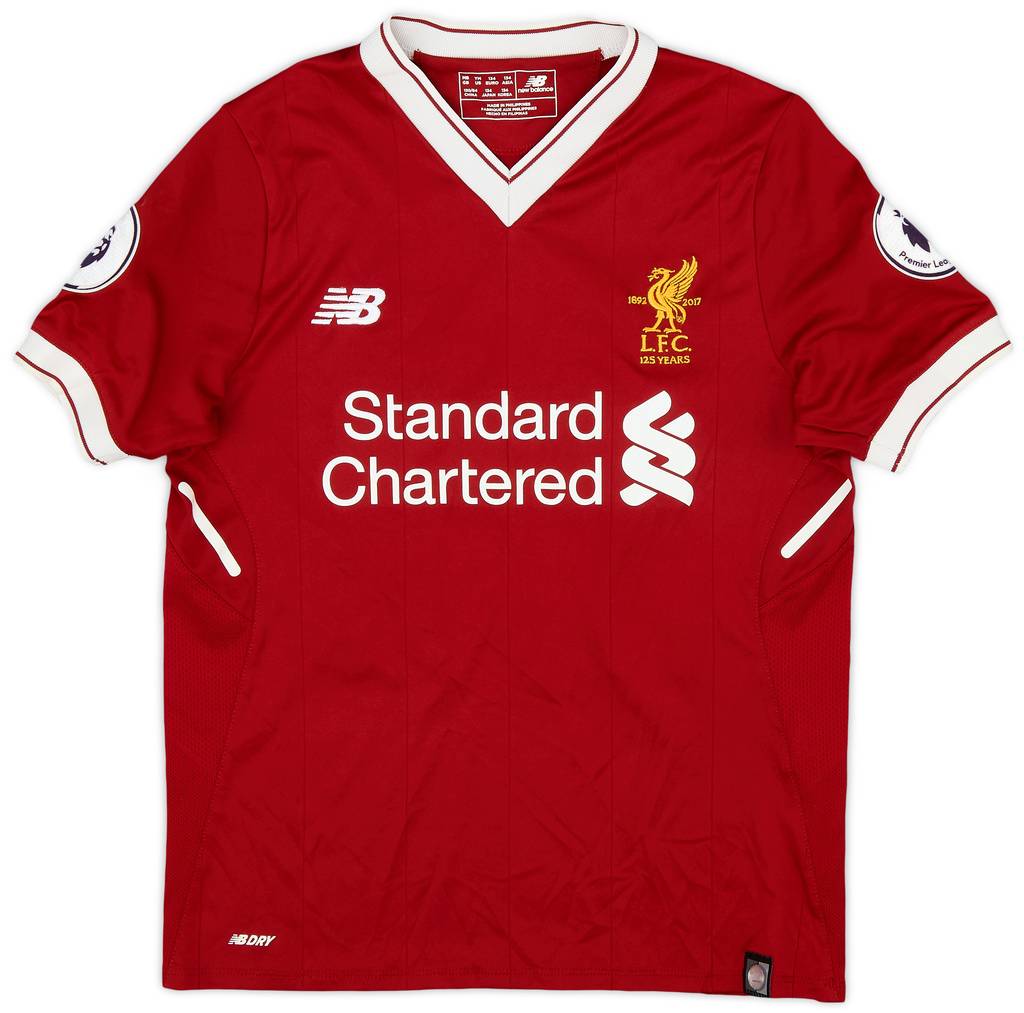 2017-18 Liverpool 125 Years Home Shirt Lallana #20 - 8/10 - (M.Boys)