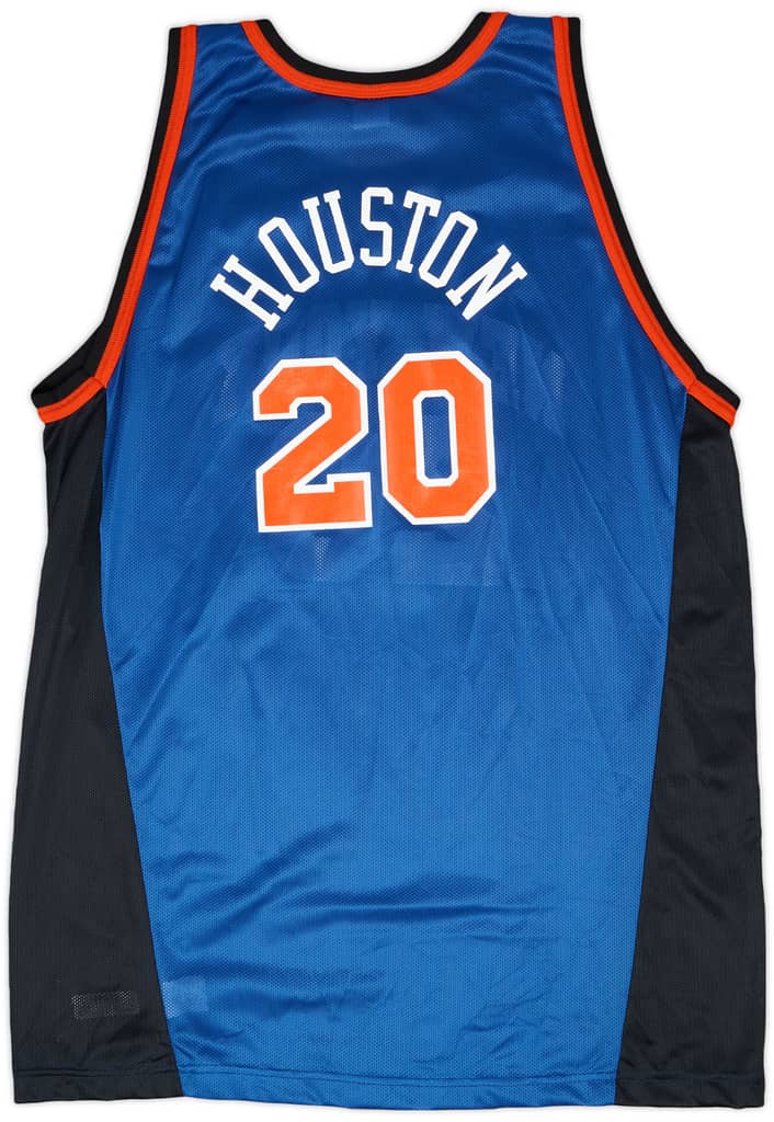 1997-01 New York Knicks Houston #20 Champion Away Jersey - 8/10 - (XXL)