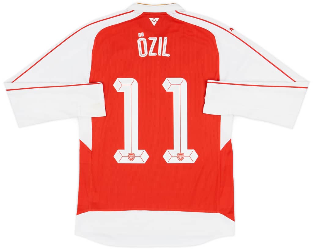 2015-16 Arsenal Home L/S Shirt Ozil #11 - 8/10 - (S)