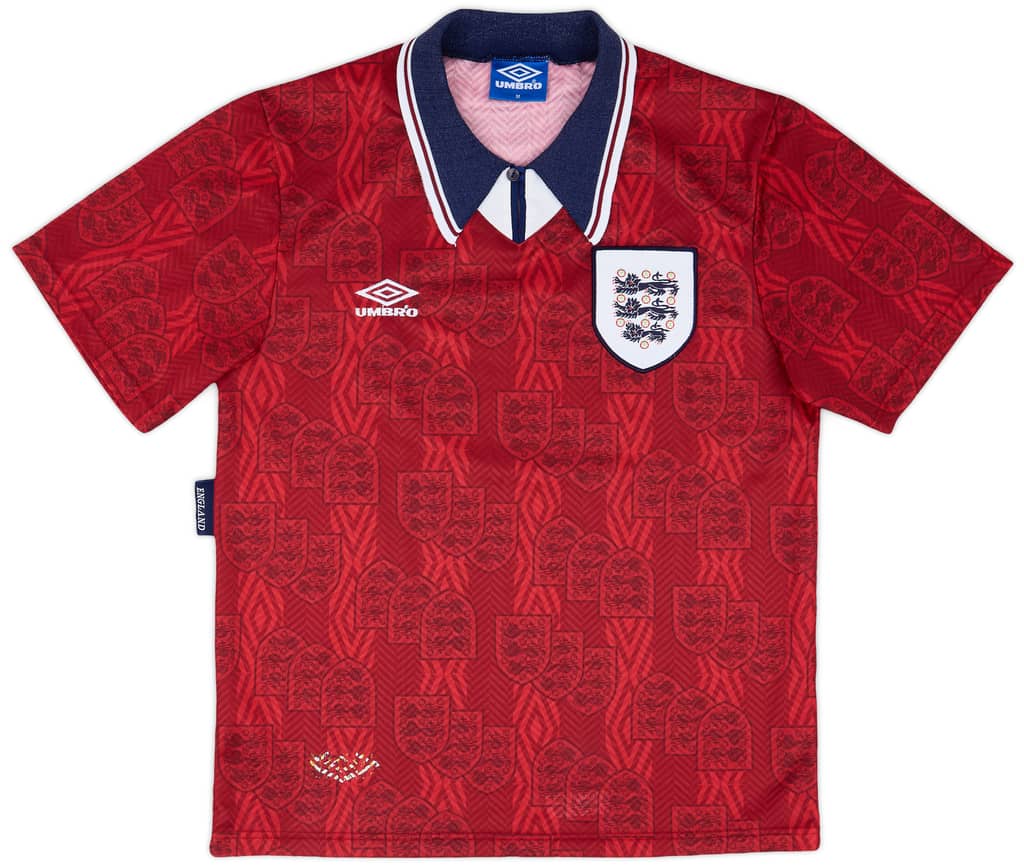 1993-95 England Away Shirt - 8/10 - (M)