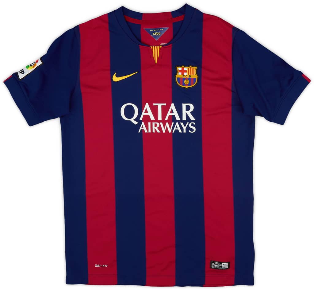 2014-15 Barcelona Home Shirt - 8/10 - (XL.Boys)