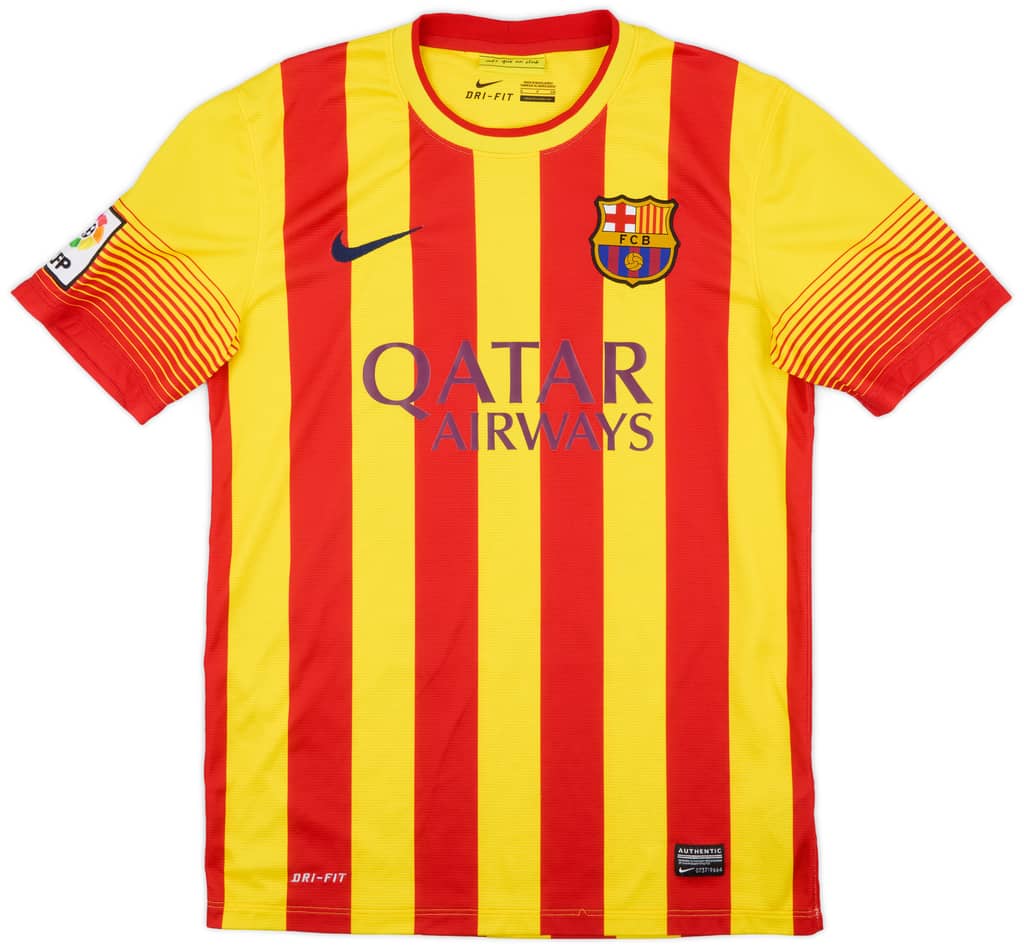 2013-15 Barcelona Away Shirt Messi #10 - 7/10 - (S)