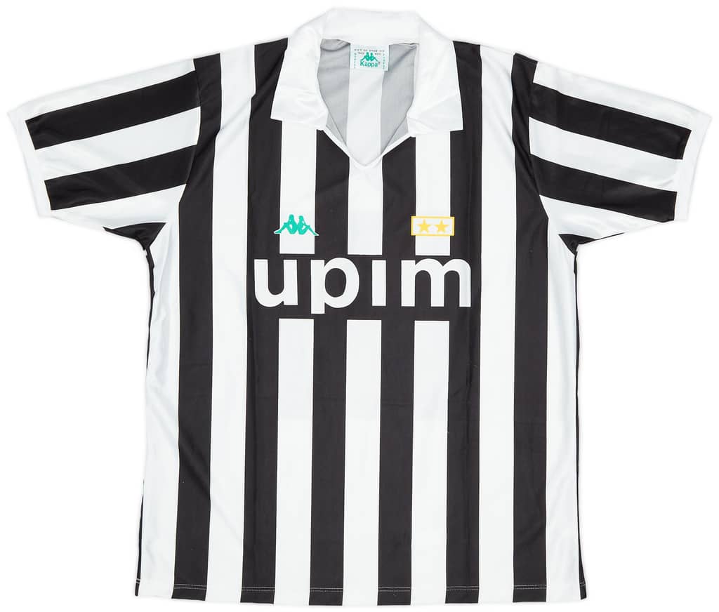 1991-92 Juventus Basic Home Shirt - 9/10 - (L)